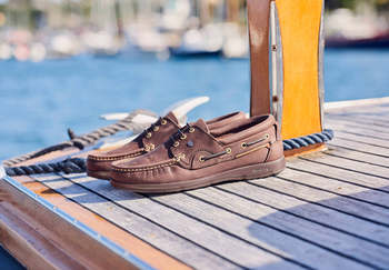 Commodore Extralight old rum Boat Shoes