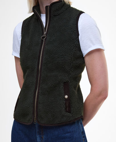 Gilet polaire sherpa Burford olive
