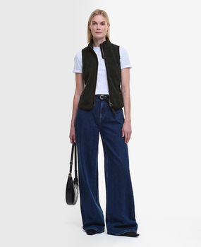 Gilet polaire sherpa Burford olive