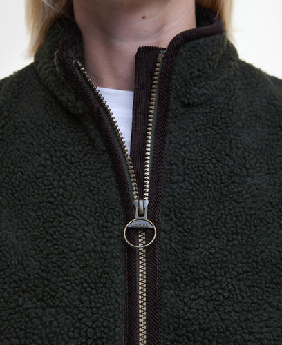 Gilet polaire sherpa Burford olive