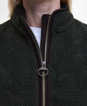 Gilet polaire sherpa Burford olive