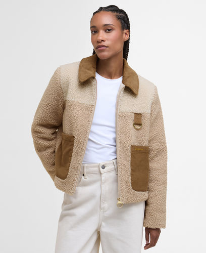 Veste polaire femme Malena natural écru