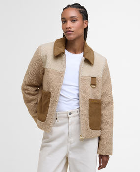 Veste polaire femme Malena natural écru