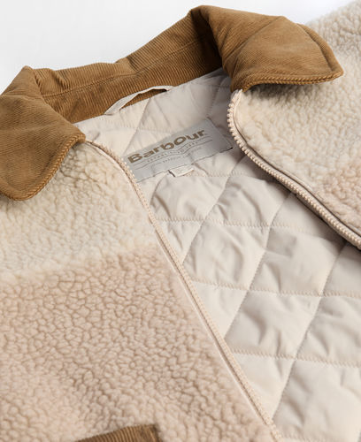 Veste polaire femme Malena natural écru