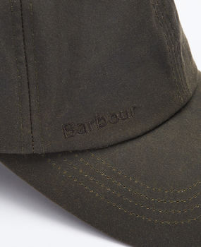 Casquette baseball wax olive