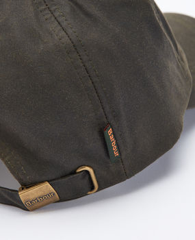 Casquette baseball wax olive