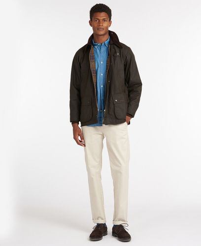 Beacon sports olive wax jacket