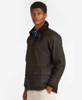 Beacon sports olive wax jacket