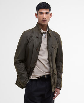 Beacon sports olive wax jacket