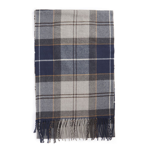 Echarpe Galingale grey midnight tartan
