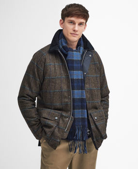 Echarpe lambswool midnight tartan