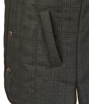 Gilet tweed matelassé willow