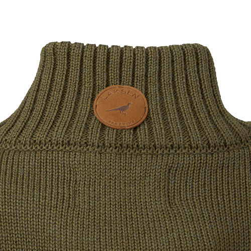 Pull fisherman olive