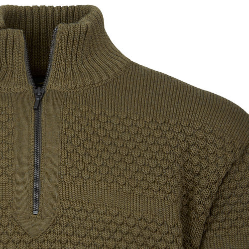 Pull fisherman olive