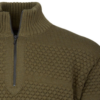 Pull fisherman olive