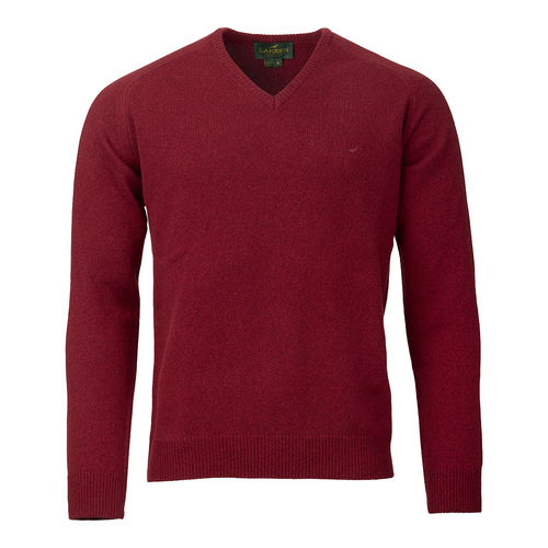 Pull trent lambswool col V 5 coloris