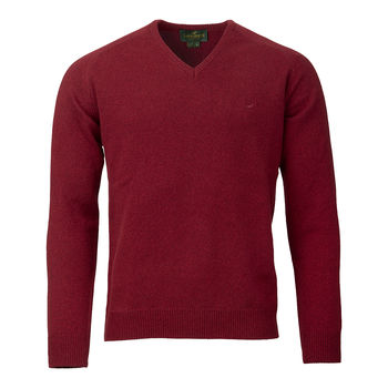 Pull trent lambswool col V 5 coloris