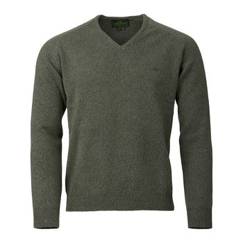 Pull trent lambswool col V 5 coloris