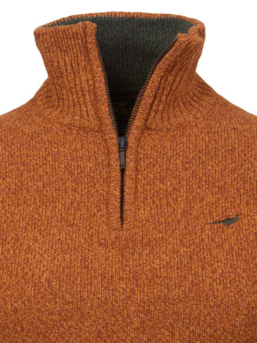 Pull lambswool tyne 1/4 zip femme 5 coloris