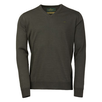 Pull mérino sussex col V 5 coloris 2025