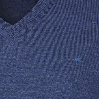 Pull mérino sussex col V 5 coloris 2025