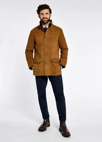 Veste en cuir Moore tan
