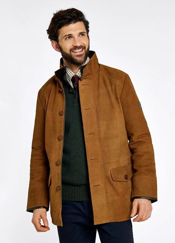Veste en cuir Moore tan