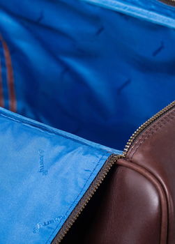 Sac week-end en cuir Durrow Walnut