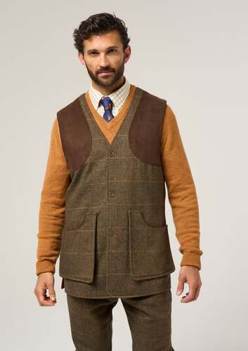 Compton teak shooting waistcoat