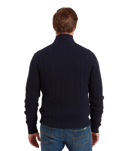 Pull coton cashmere Calton 1/4 zip 3 coloris