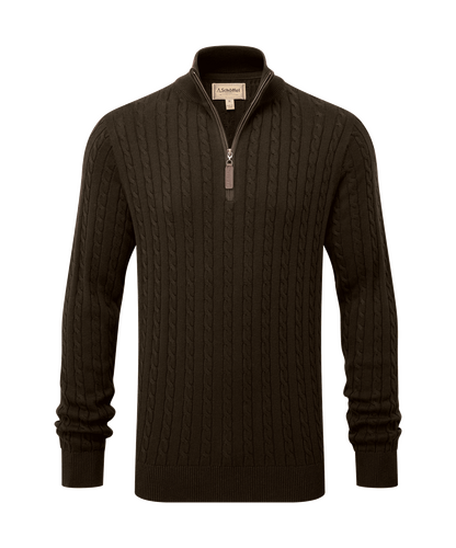 Pull coton cashmere Calton 1/4 zip 3 coloris