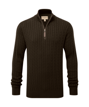 Pull coton cashmere Calton 1/4 zip 3 coloris