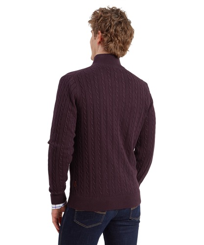 Pull coton cashmere Calton 1/4 zip 3 coloris