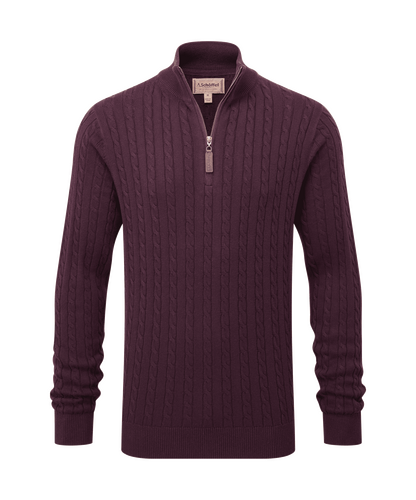 Pull coton cashmere Calton 1/4 zip 3 coloris