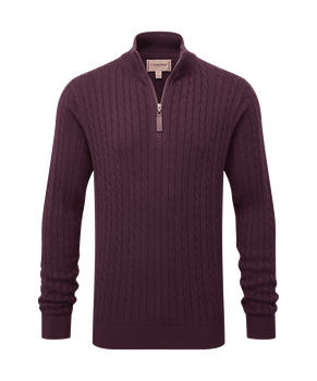 Pull coton cashmere Calton 1/4 zip 3 coloris