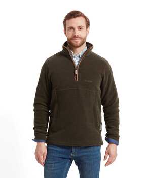 Polaire 1/4 zip Berkeley dark olive