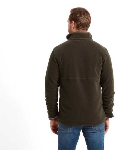 Polaire 1/4 zip Berkeley dark olive