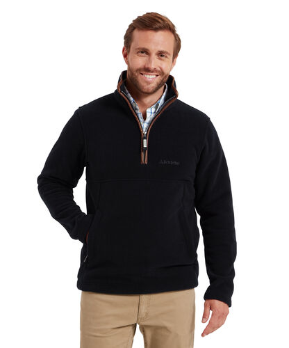 Polaire 1/4 zip Berkeley navy