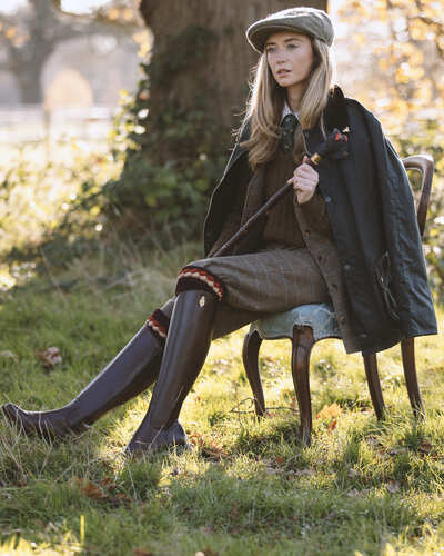 Chaussettes Lady Strathie mulberry