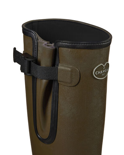 Bottes VIERZONORD femme vert chameau néoprène