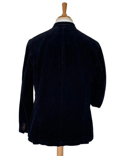 Veste autrichienne Bolton velour marine
