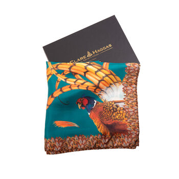 Carré large head of the game teal