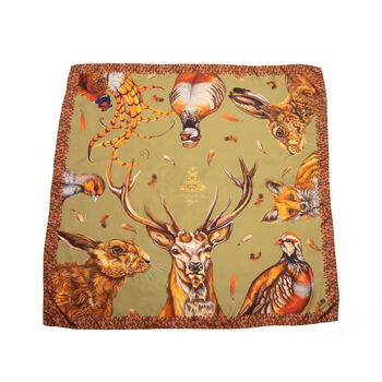 Carré large head of the game fern green