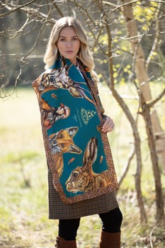 Echarpe Head of the Game teal