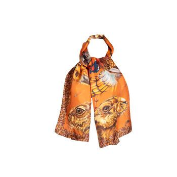 Echarpe Head of the Game burnt orange