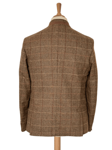 Veste autrichienne Moos tweed mittelgelb