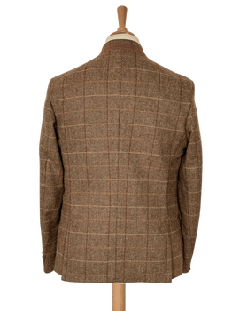 Veste autrichienne Moos tweed mittelgelb