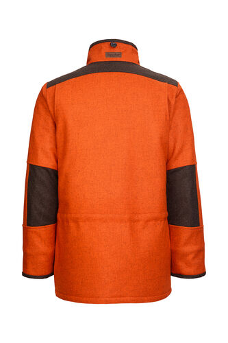 Manteau loden prestige orange chiné