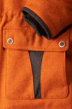 Prestige ladies orange loden coat