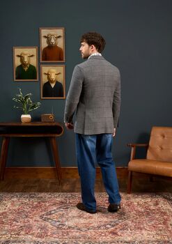 Veste surrey blue check